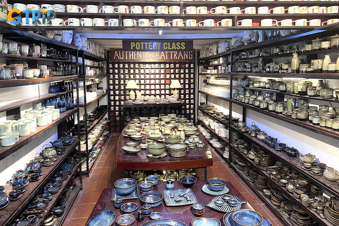 Authentic Bat Trang in Hanoi’s Old Quarter offers genuine ceramics from Bat Trang artisans, including unique pieces with color-changing glaze