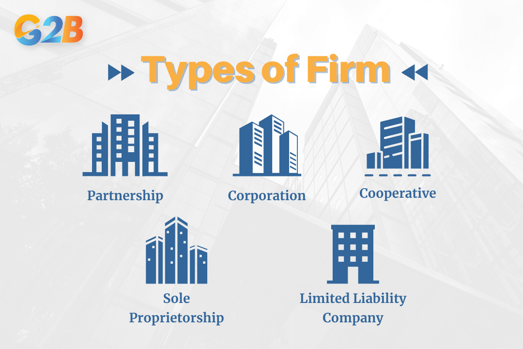 A firm can be organized under several different structures