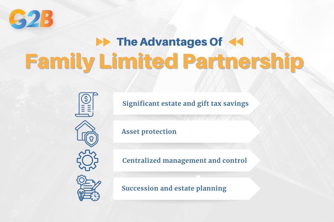 A properly structured and managed Family Limited Partnership offers four primary advantages