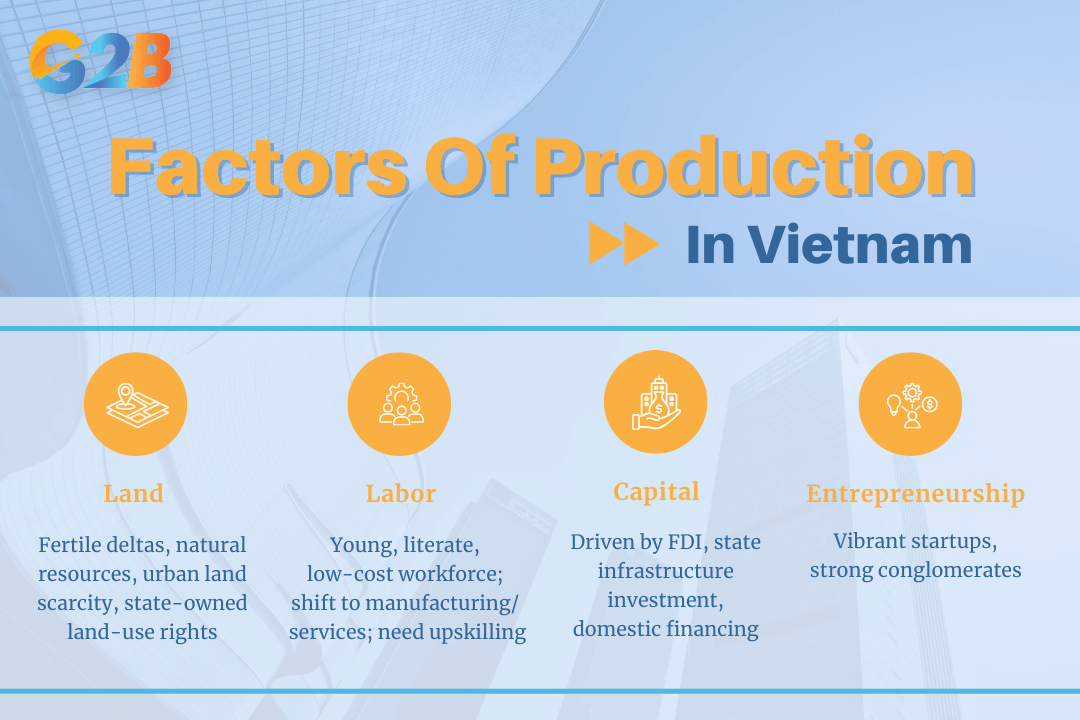 Vietnam shapes the role of each factor differently than in many other nations