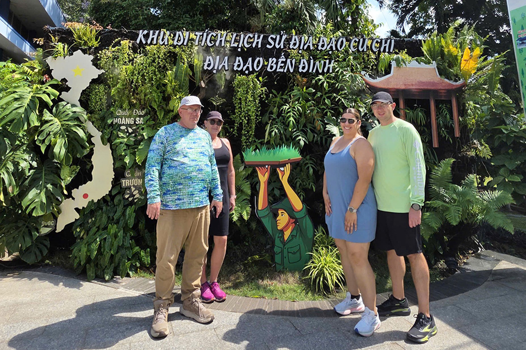 A DAY THROUGH THE MEKONG DELTA & CU CHI TUNNELS WITH 4 TRAVELLERS FROM THE USA