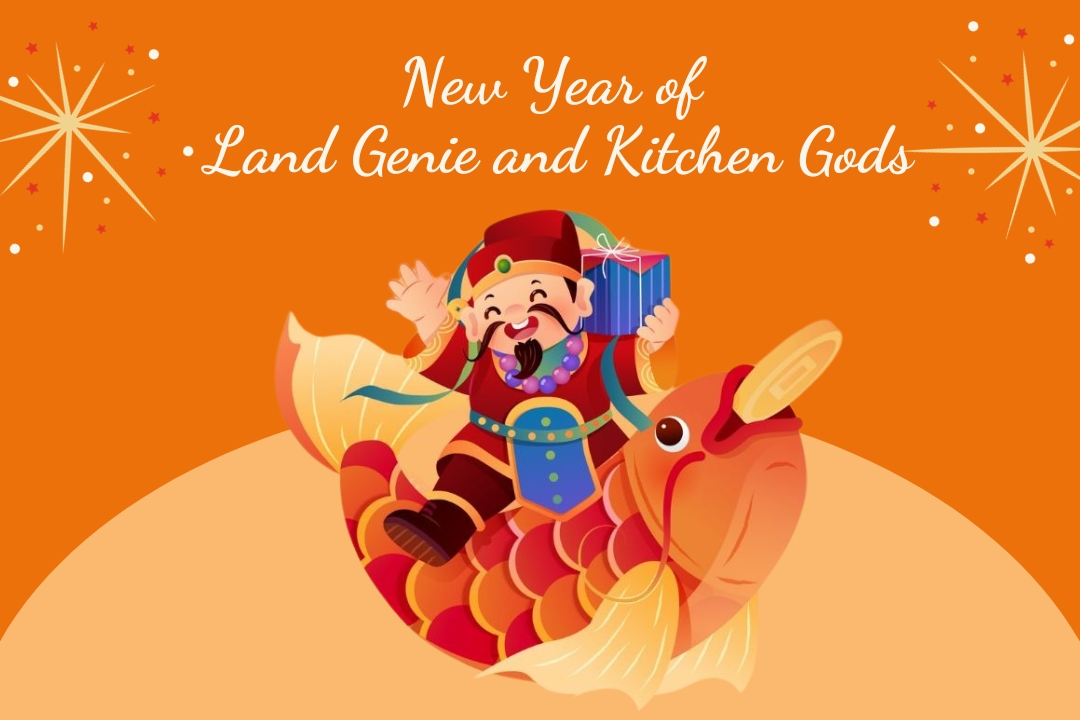 New Year Of Land Genie And Kitchen Gods 2024