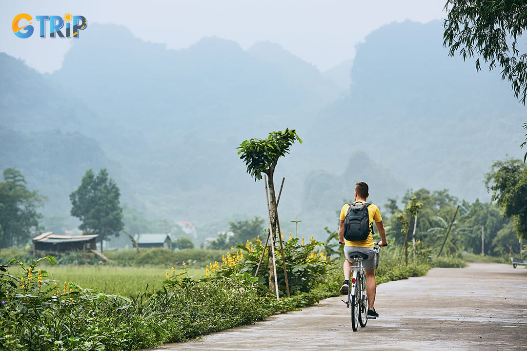 A gentle ride through peaceful rural landscapes