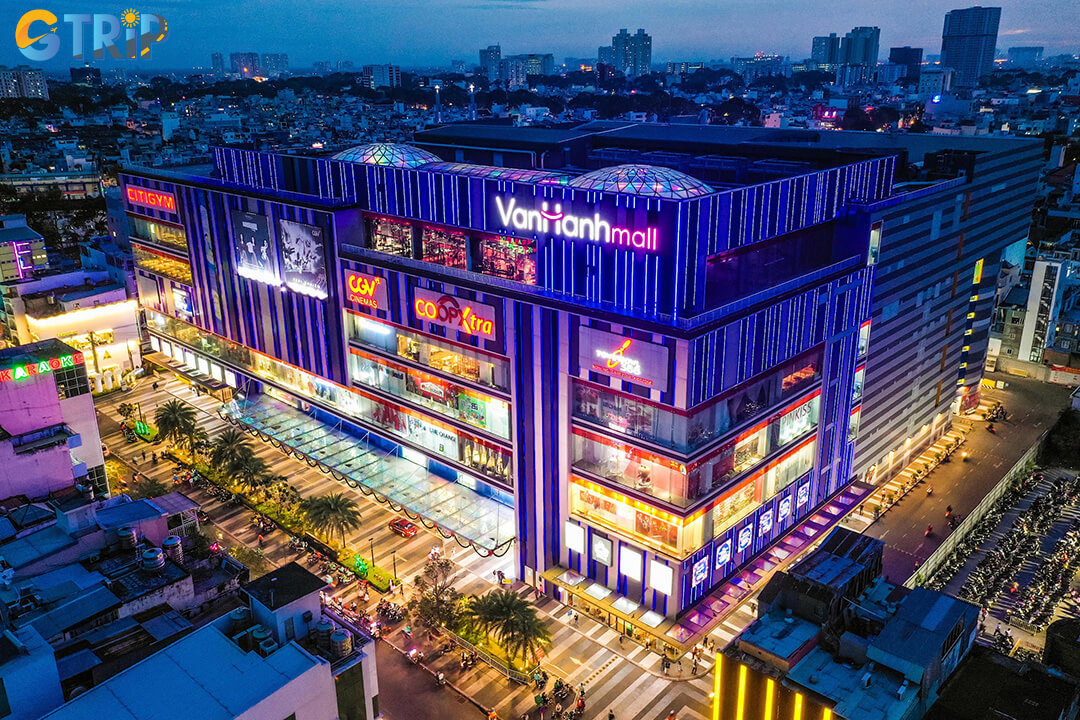 A large, modern all-in-one mall with diverse shops, a Co.opXtra hypermarket, a huge dining zone, and a popular cinema loved by locals