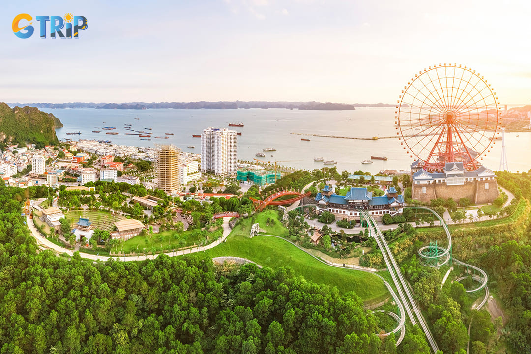 A panoramic view of Sun World Ha Long