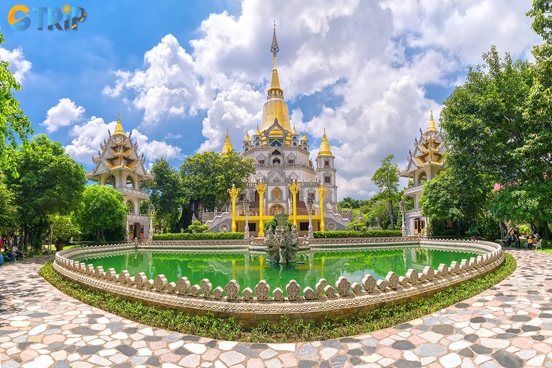 A peaceful Thai-inspired Buddhist sanctuary with golden towers and tranquil lakes, Bao Long Pagoda offers a serene escape from the bustle of Ho Chi Minh City