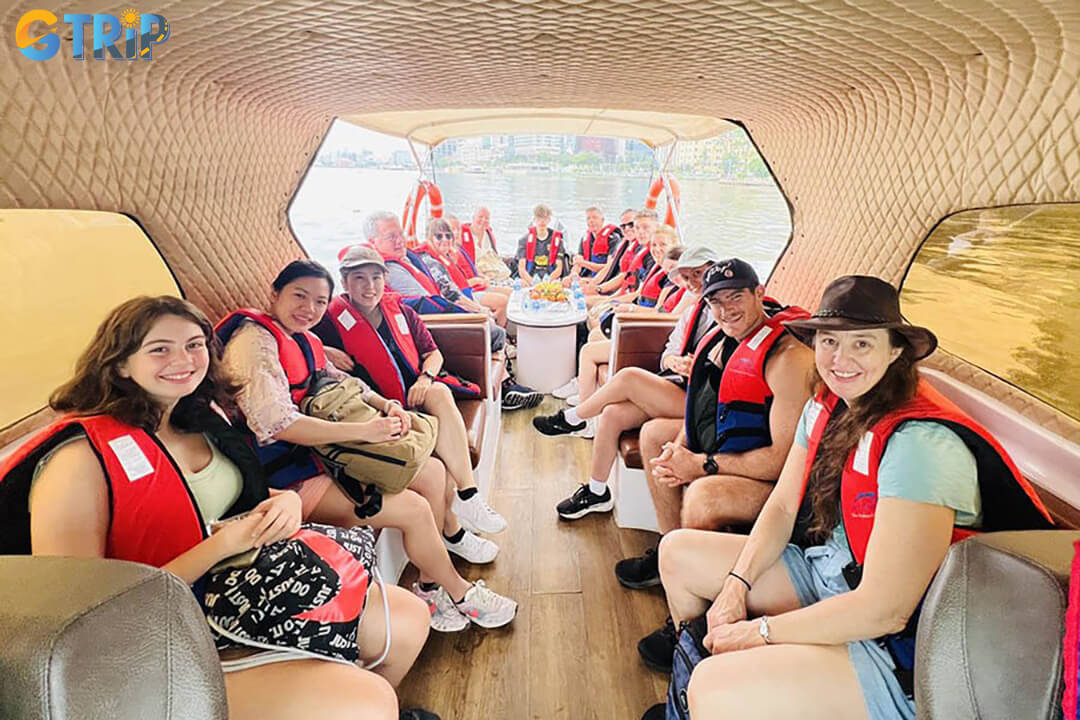 A relaxing Saigon River cruise offers a peaceful contrast of jungle scenery and riverside life, creating a calm, reflective ending to the intense historical experience