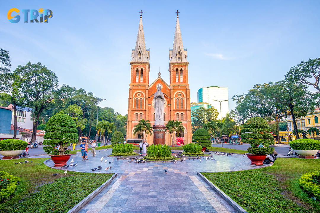 A significant symbol of Saigon’s colonial history is the Notre Dame Cathedral of Saigon