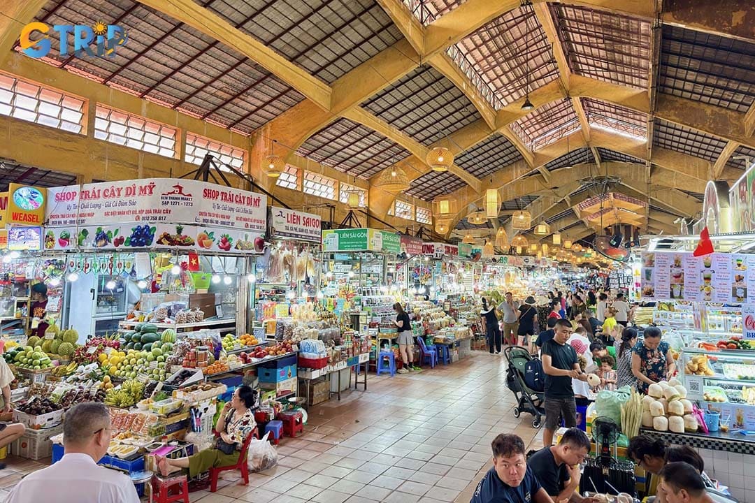 After a day of history and culture, head to Ben Thanh Market for a change of pace