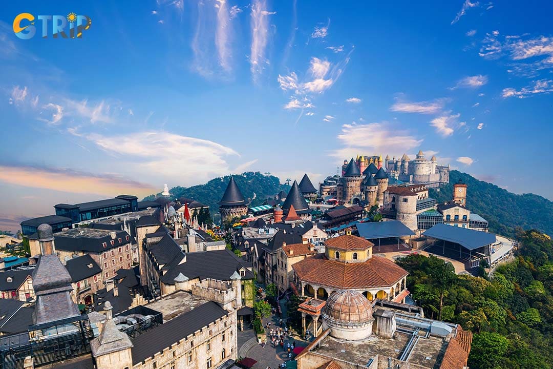 After exploring the Hoa Trung Lake, you can travel for 20 minutes to reach one of the most famous attractions in Da Nang is Bana Hills