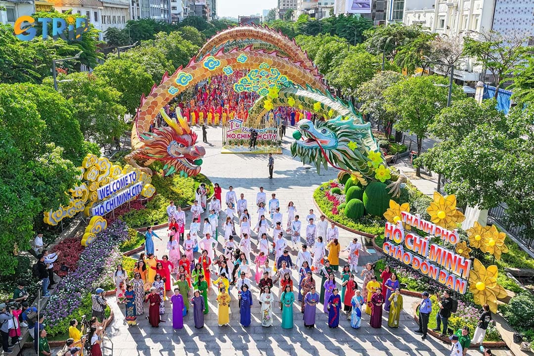 Ao Dai Festival in March in Ho Chi Minh City celebrates Vietnam’s elegant and iconic ao dai