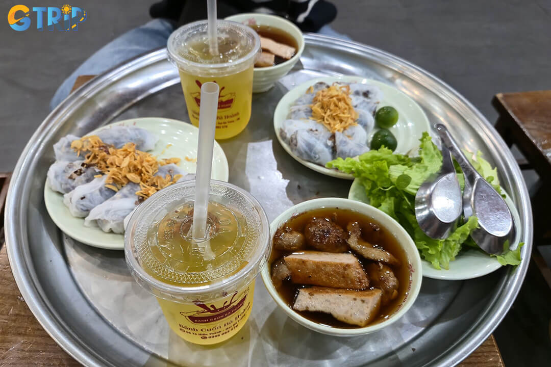 Ba Hoanh is a Hanoi institution famed for its ultra-thin rice rolls, savory fillings, and consistently perfect balance of flavors across all four branches