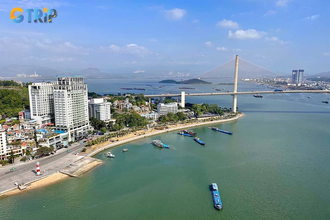 Bai Chay Beach is the first artificial beach to serve the needs of people for swimming and activities