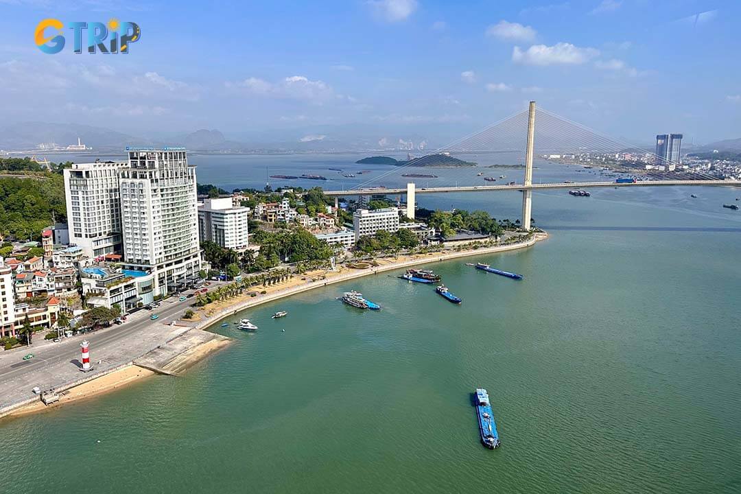 Bai Chay Beach, Ha Long's largest artificial beach, offers golden sand, clear waters, city access, nearby night markets, seafood restaurants