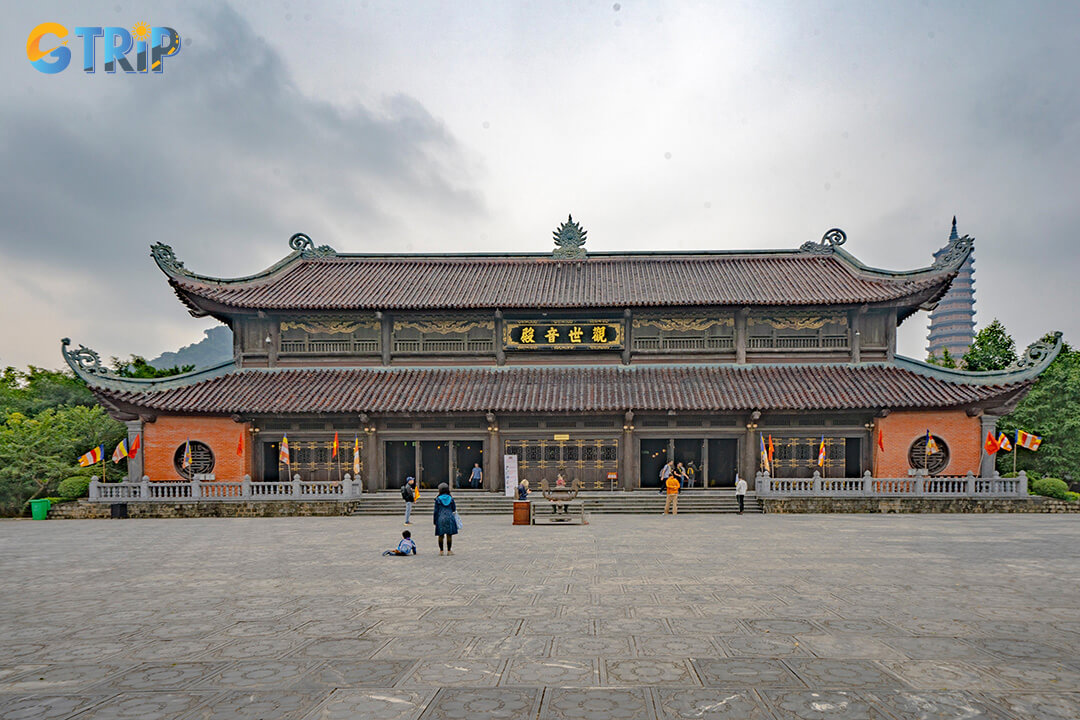 Bai Dinh Pagoda located in the Trang An Scenic Landscape Complex