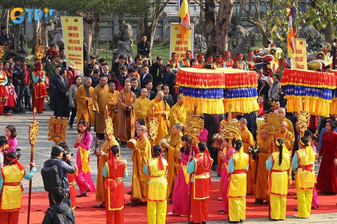 Bai Dinh Pagoda Festival starts on the 6th day of the first lunar month and lasts until the end of the third lunar month. You should consider the timing of your visit