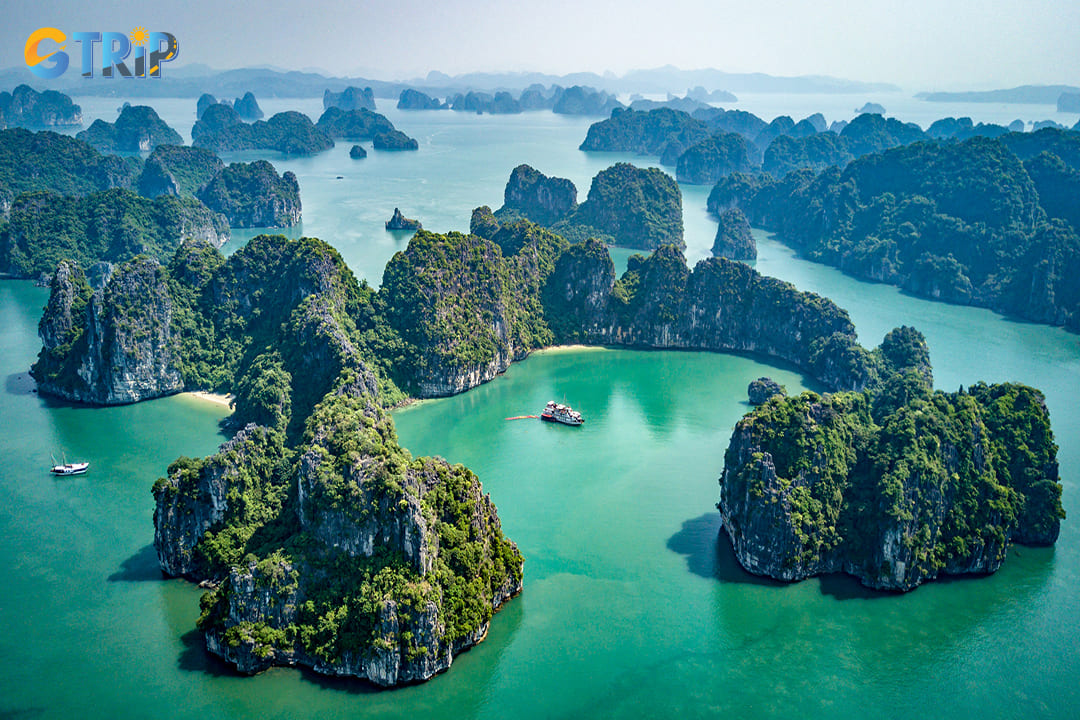 Bai Tu Long Bay is home to pristine beaches and crystal-clear waters