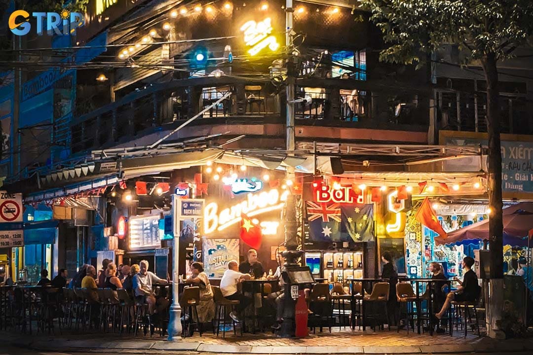 Bamboo2 Bar is a well-known riverside bar in Da Nang, celebrated for its casual vibe and affordable drinks