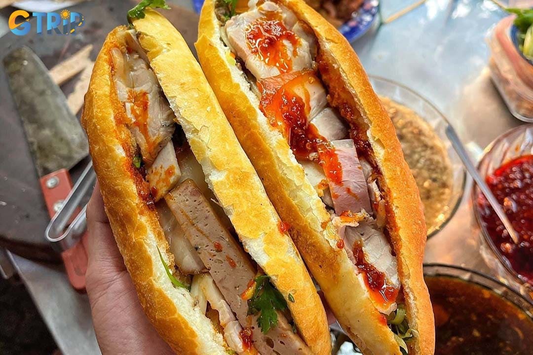 Banh Mi Sai Gon Hoi An’s menu features nearly 30 different banh mi choices