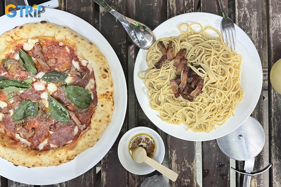 Bella Italia is a cozy, family-run Phu My Hung restaurant serving authentic Italian pastas, thin-crust pizzas, and traditional dishes in a warm, inviting setting