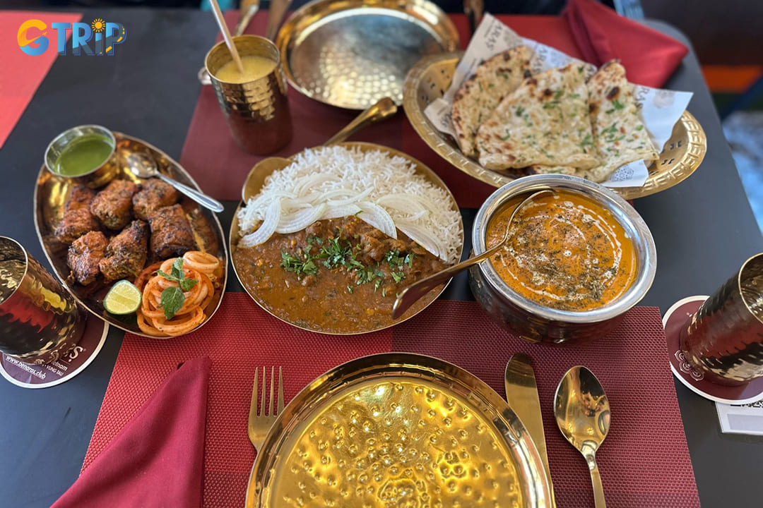 Benaras Mantra stands as an elegant tribute to Indian culinary heritage in Hanoi's prestigious Trang Tien Street