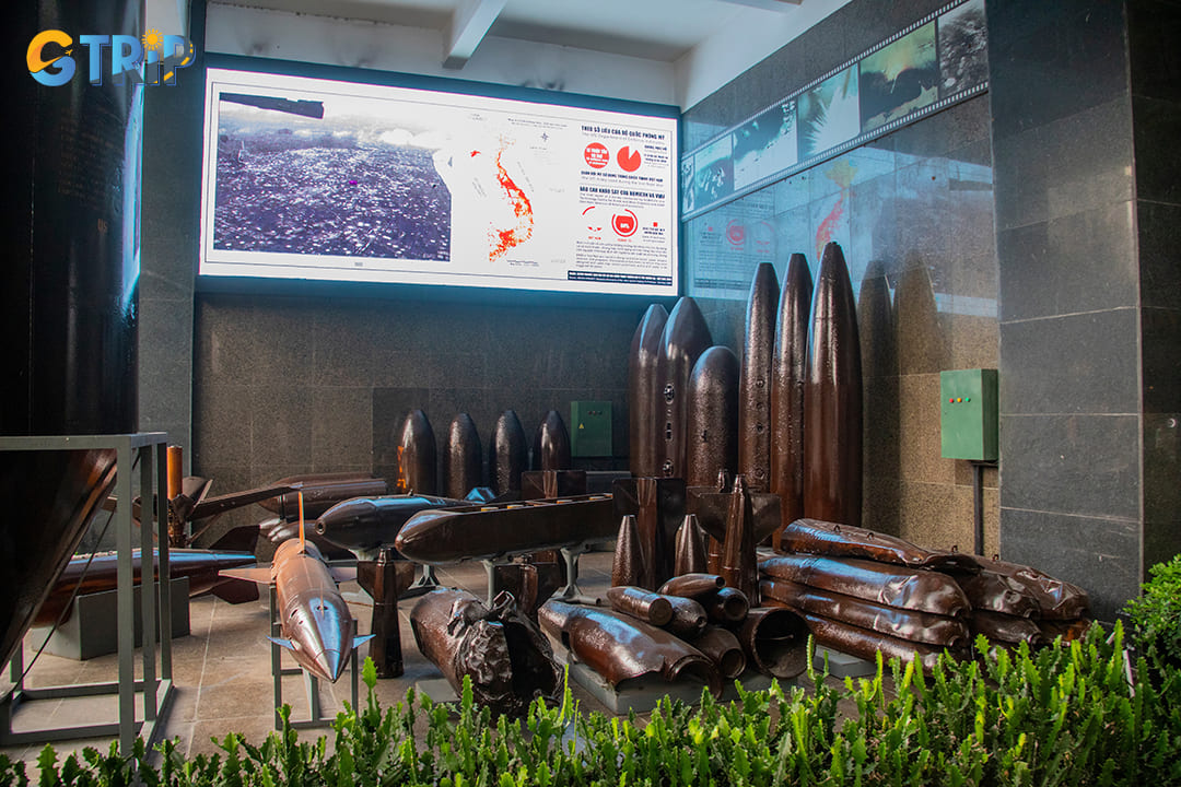 Beyond the outdoor courtyard, the museum also houses an in-depth collection of indoor military artifacts