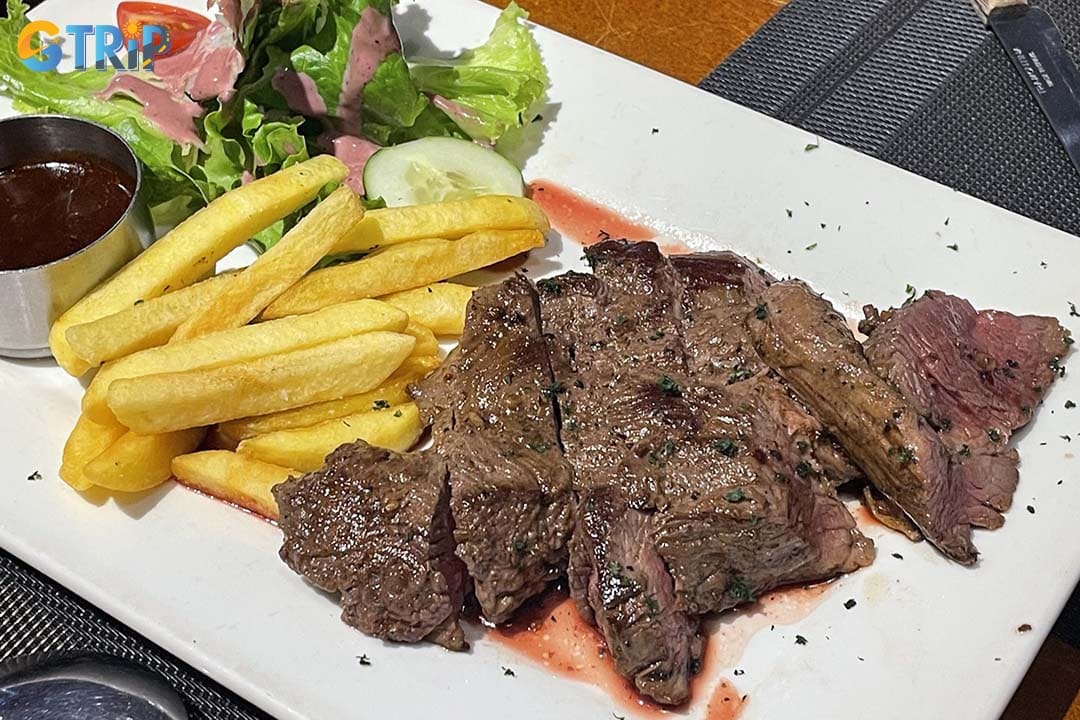 Bo Steak House offers a premium dinner experience among the best restaurants in Da Nang