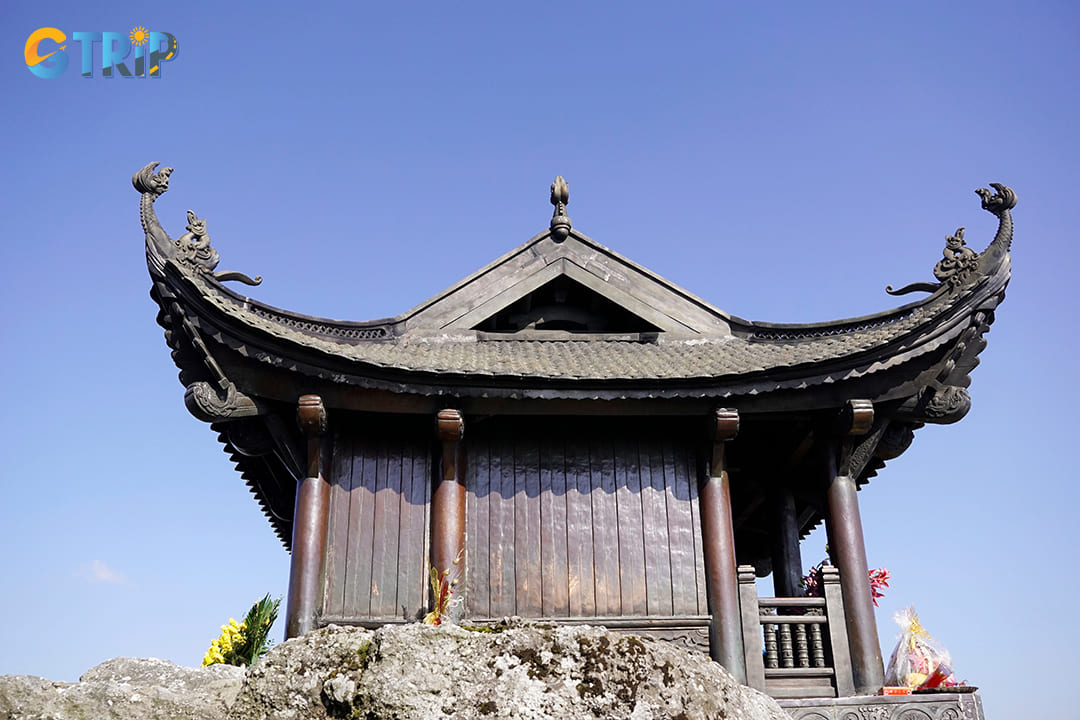 Built with copper, Dong Pagoda is the largest and highest copper pagoda in Vietnam