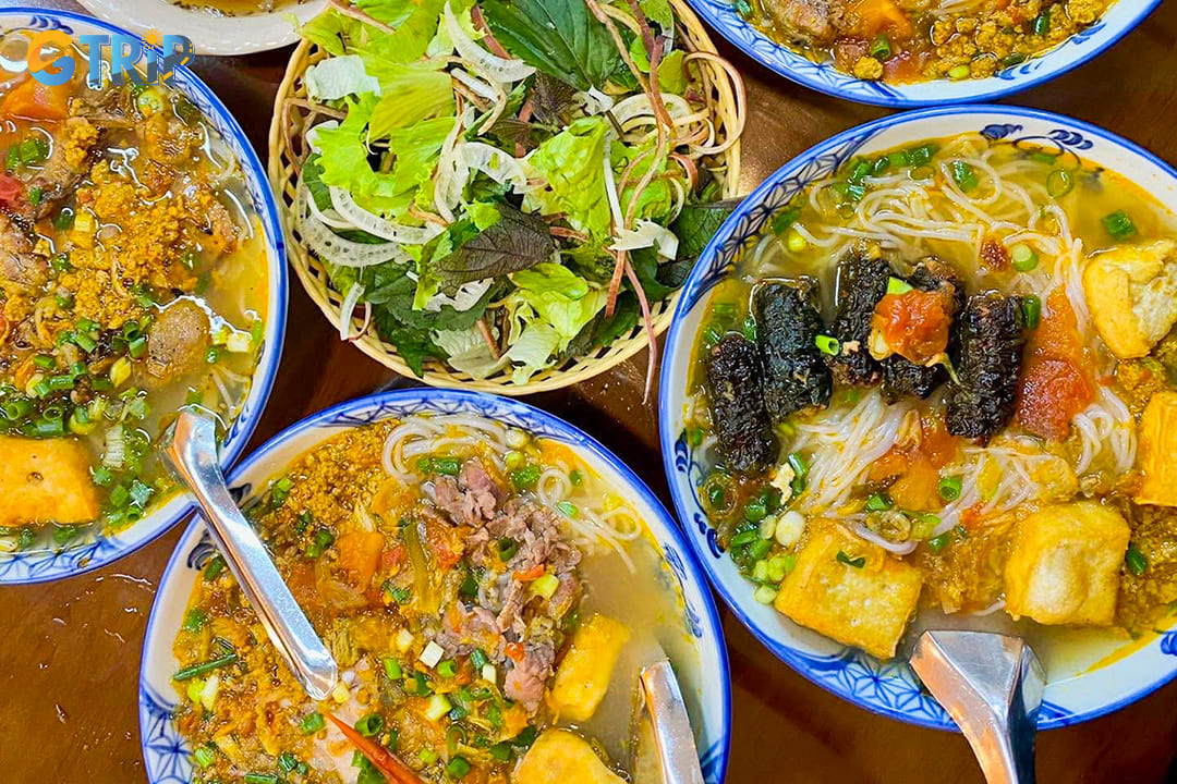 Bun Rieu Ba Kieu has established itself as one of Hanoi's most beloved destinations for authentic tomato and crab soup noodles