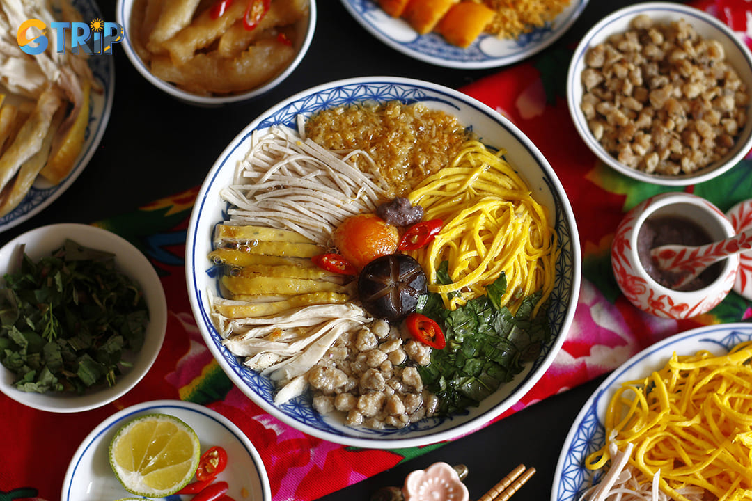 Bun thang is considered one of Hanoi's most sophisticated noodle soups