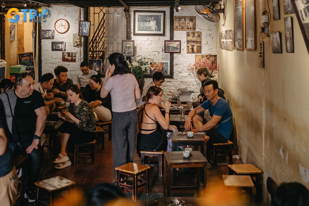 Cafe Dinh is famed for its classic Vietnamese drip coffee served in a simple, no-frills setting right near Hoan Kiem Lake
