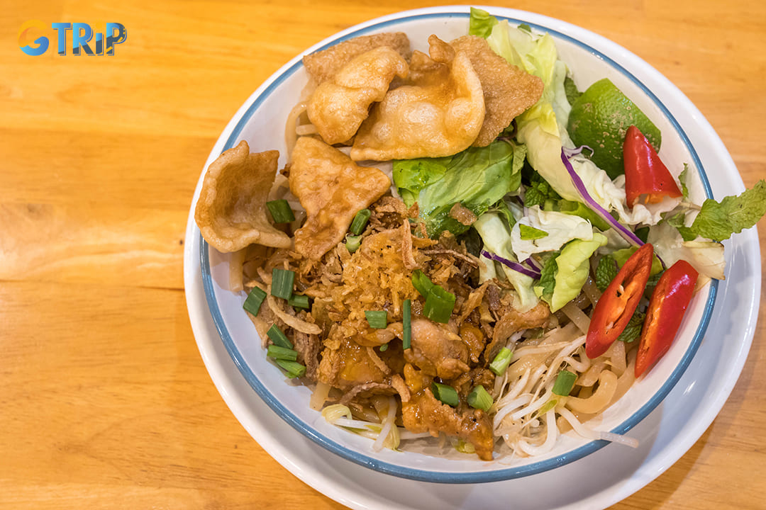 Cao lau stands as a culinary emblem of Hoi An, distinct from any other noodle dish across Vietnam