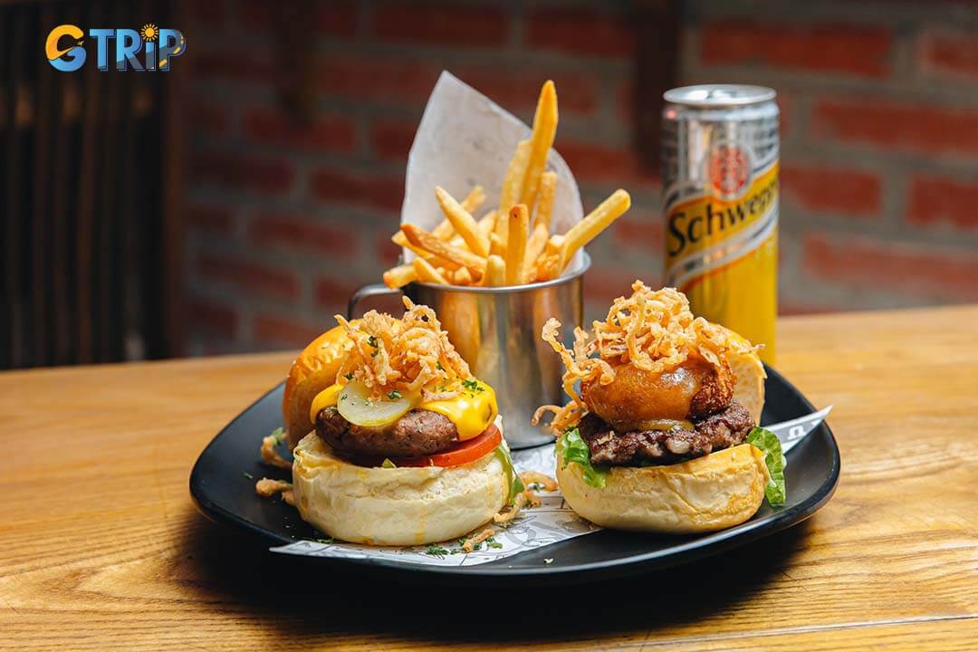 Chops Restaurant in Hanoi's Old Quarter, offering premium steaks, ribs, and gourmet burgers in a stylish, welcoming atmosphere