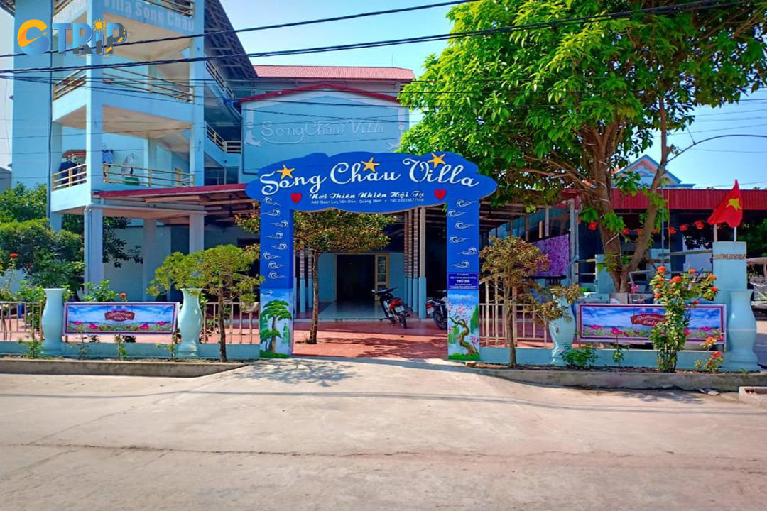 Colorful view of Villa Song Chau