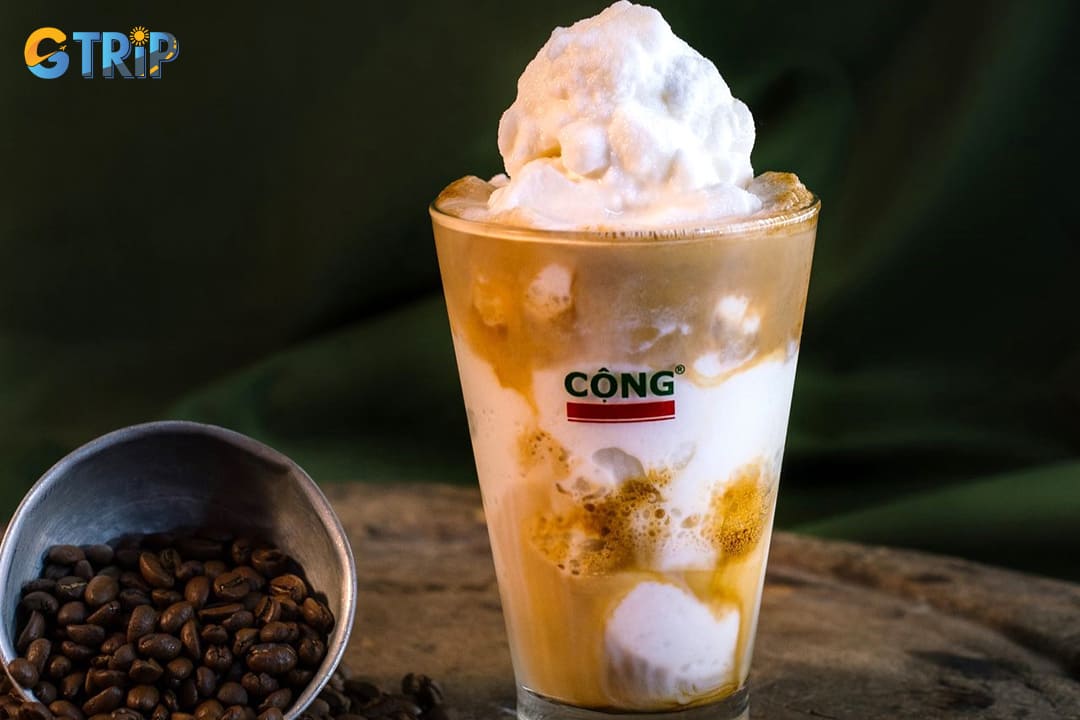 Cong Caphe's coconut coffee is arguably the most famous in Hanoi