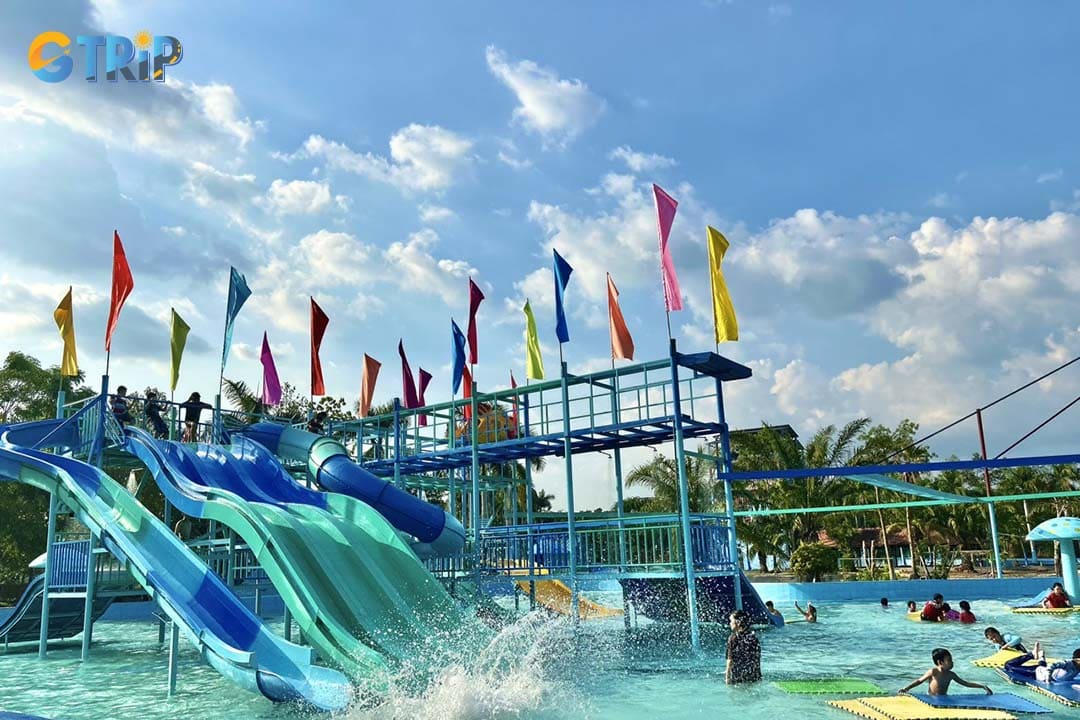 Cu Chi Water Park offers a simpler, more local experience compared to its larger counterparts like Dam Sen or Suoi Tien
