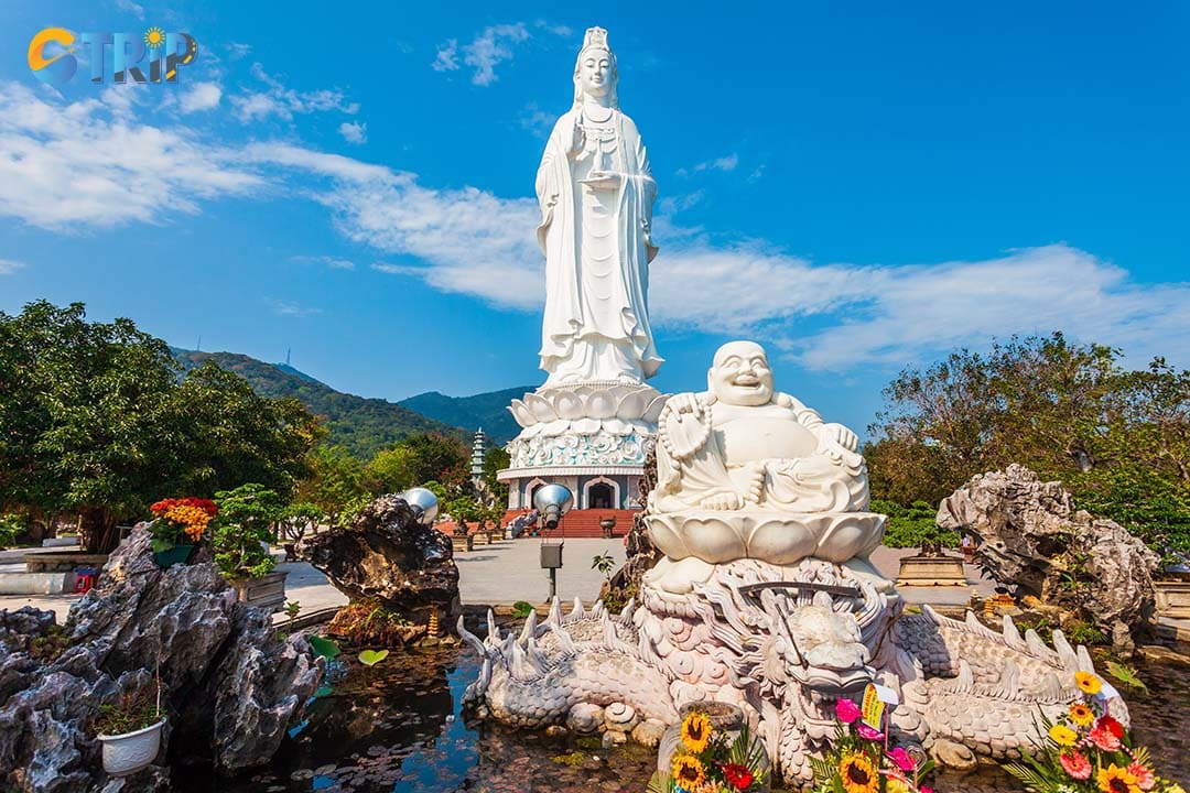 Da Nang is home to three famous Linh Ung Pagodas, located in the east, south, and west of the city, forming a spiritual shield and attracting millions who come to pray