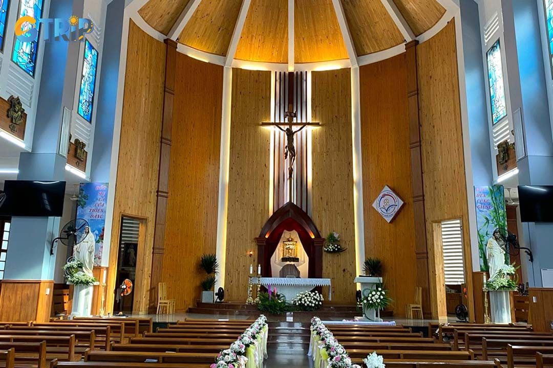Di An Parish Church reflects the strong and growing Catholic community near Ho Chi Minh City