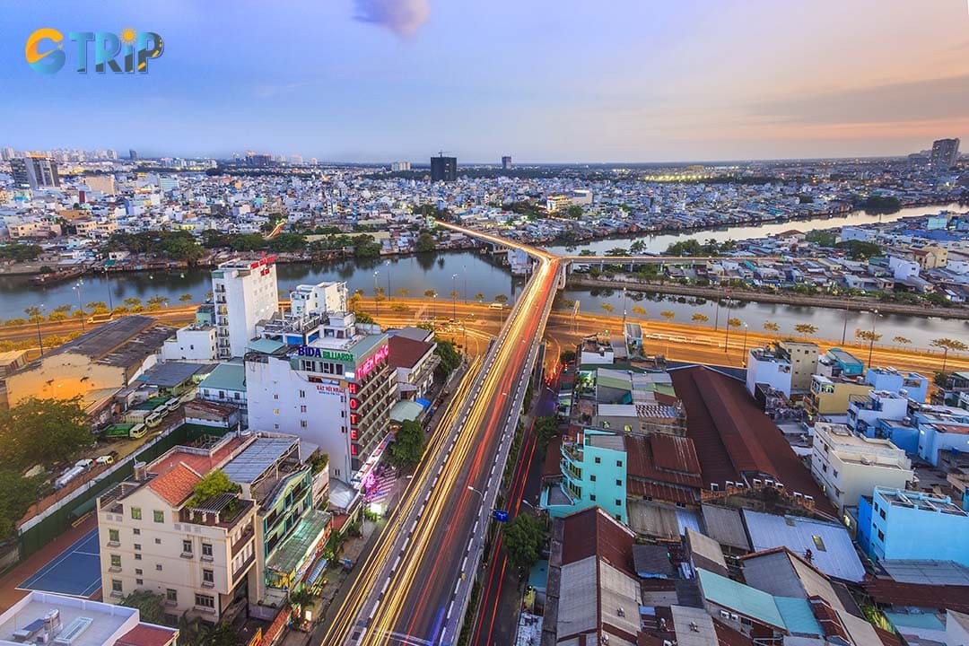 District 8 is a vast residential area defined by its intricate canal network that connects the city to the Mekong Delta