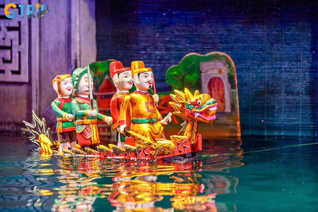 Enjoy a traditional water puppet show before unwinding with sunset views and cocktails at one of Hanoi’s rooftop bars