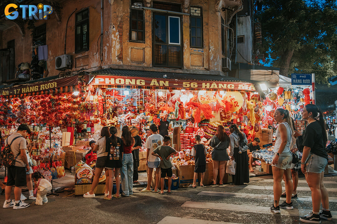 Experience Hanoi’s Old Quarter through its historic shopping streets, where traditional trades live on in lanes filled with silk, silver, herbs, and festive paper goods
