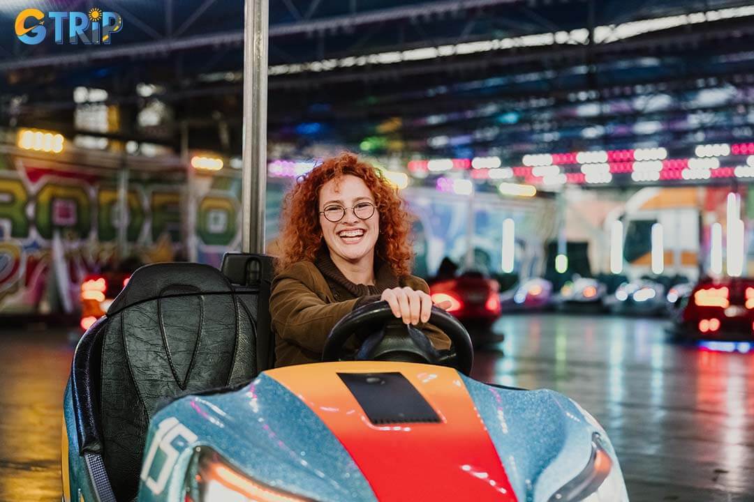 Floor B2 is a lively arcade hub packed with bumper cars and classic games, perfect for friendly competition and nostalgic fun