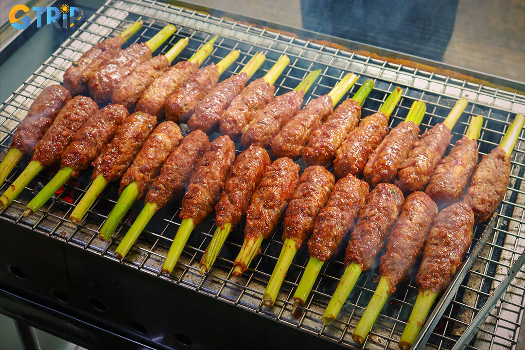 Follow the smoky scent of charcoal to discover Ho Thi Ky’s irresistible grilled and fried favorites