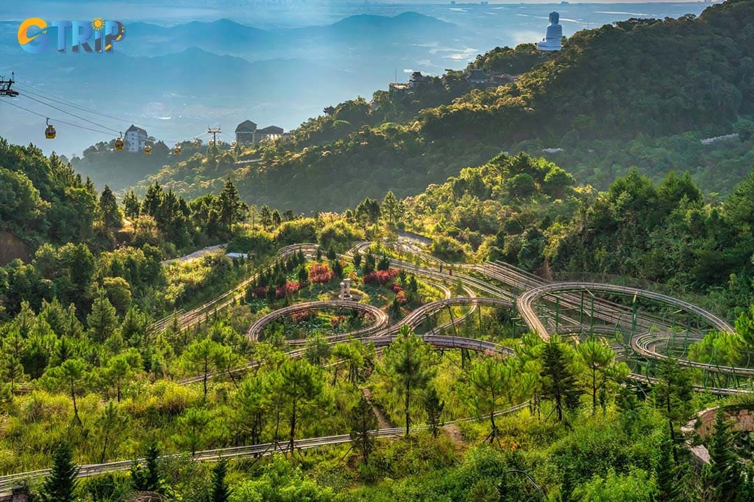 For an adrenaline rush, ride the Alpine Coaster, where you control your speed while racing down a winding mountainside track with stunning views