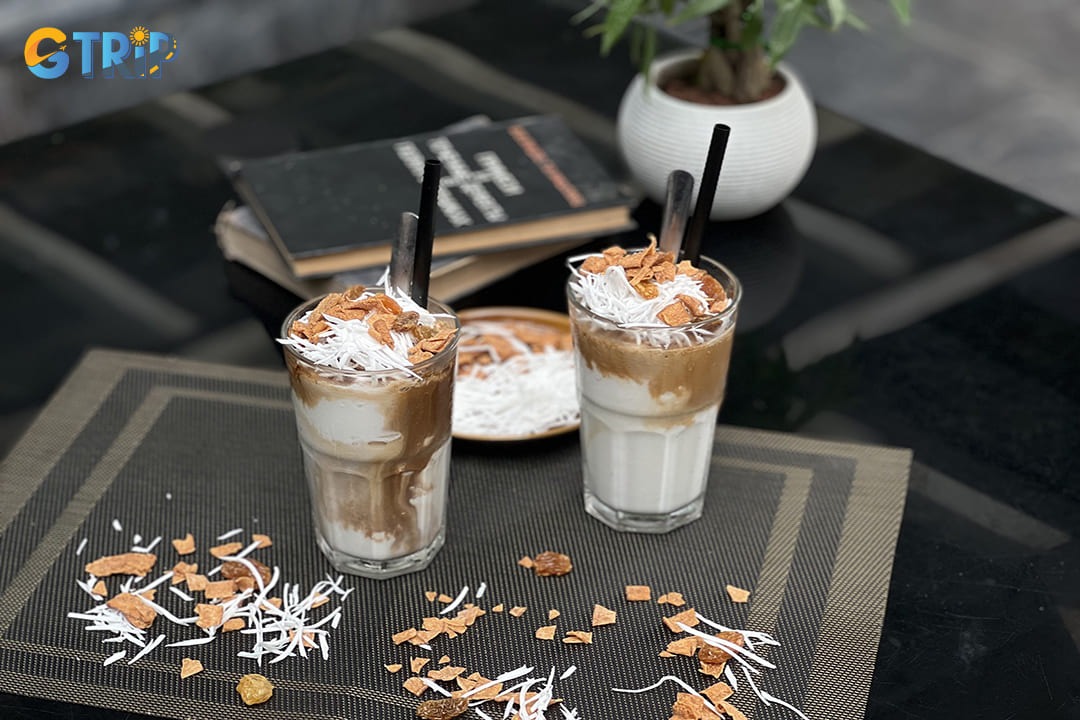 For an upscale coconut coffee experience, Luc Thuy stands out with their artisanal approach