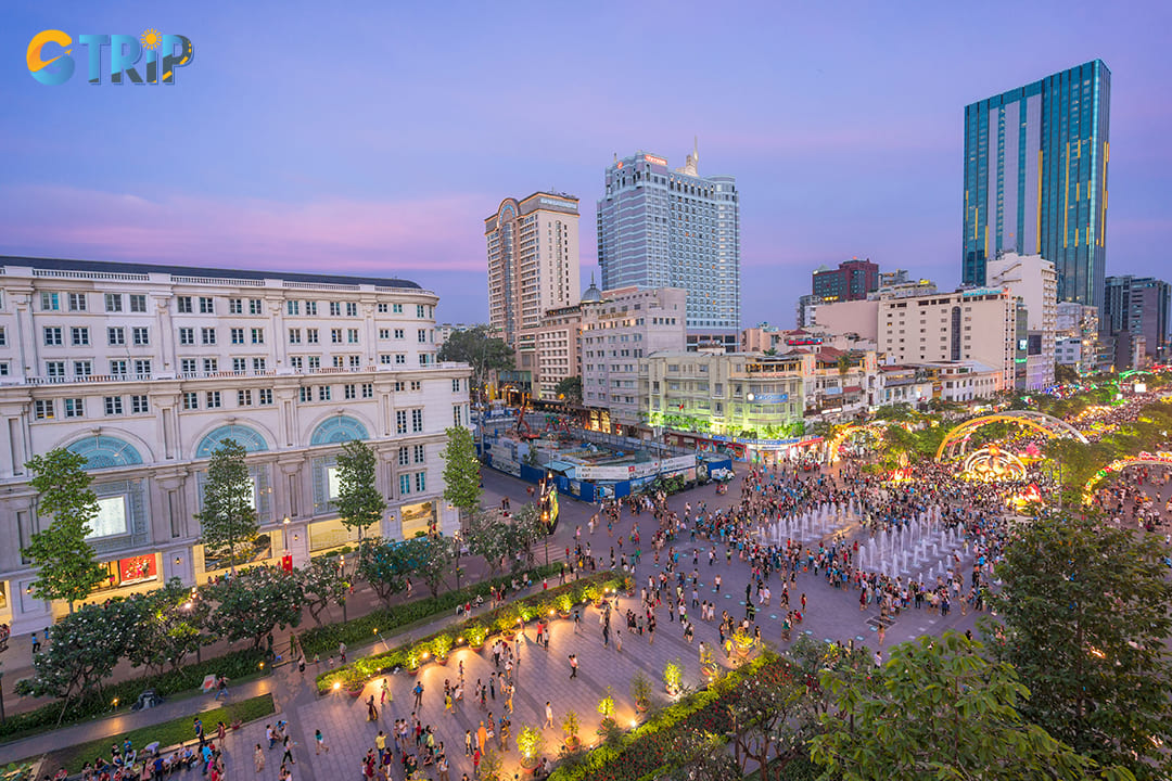 For those looking for entertainment and nightlife, Nguyen Hue Walking Street is the place to be