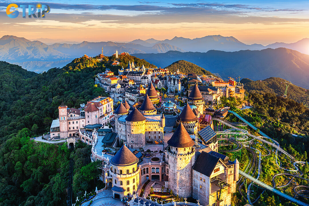 French Village sits atop Nui Chua Mountain, offering cool weather, panoramic views, and serving as the vibrant heart of Sun World Ba Na Hills