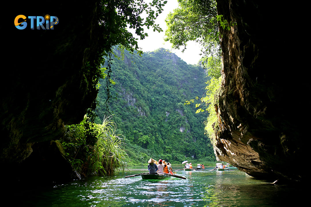 Unique geological formations of limestone karst mountains