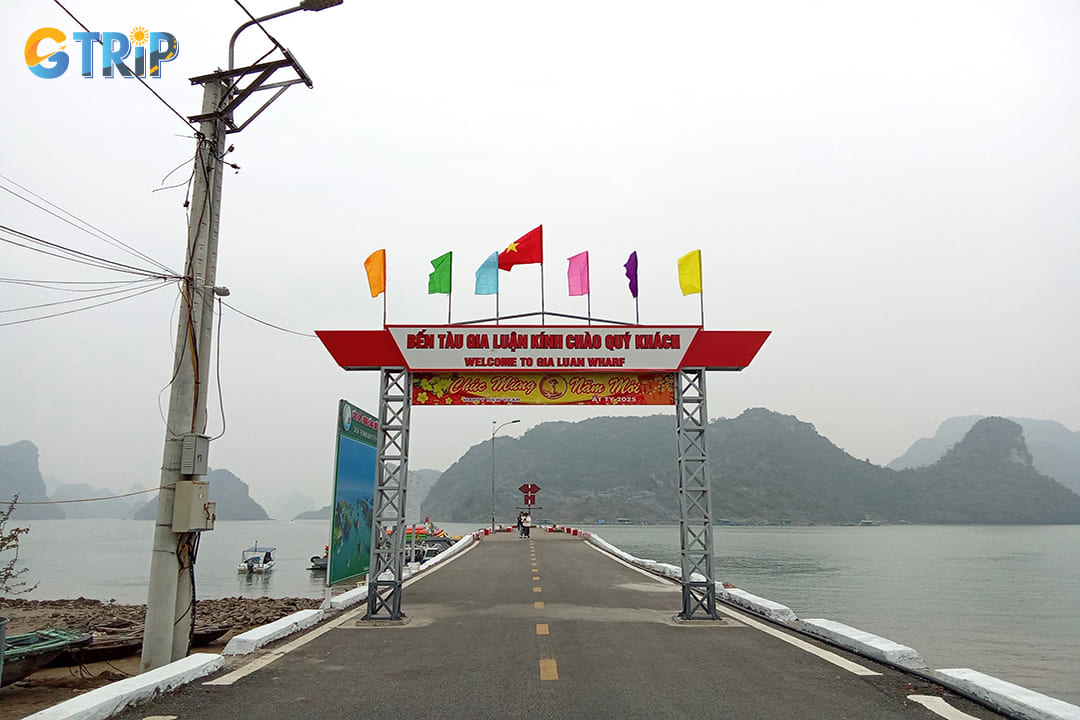 Gia Luan Harbour is accessible by both water and road