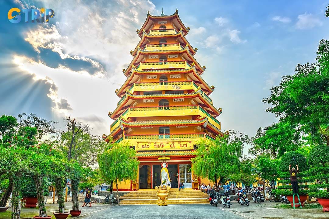 Giac Lam Pagoda, the oldest Buddhist temple in Ho Chi Minh City dating back to 1744, is a serene historical landmark known for its ancient statues, symbolic layout